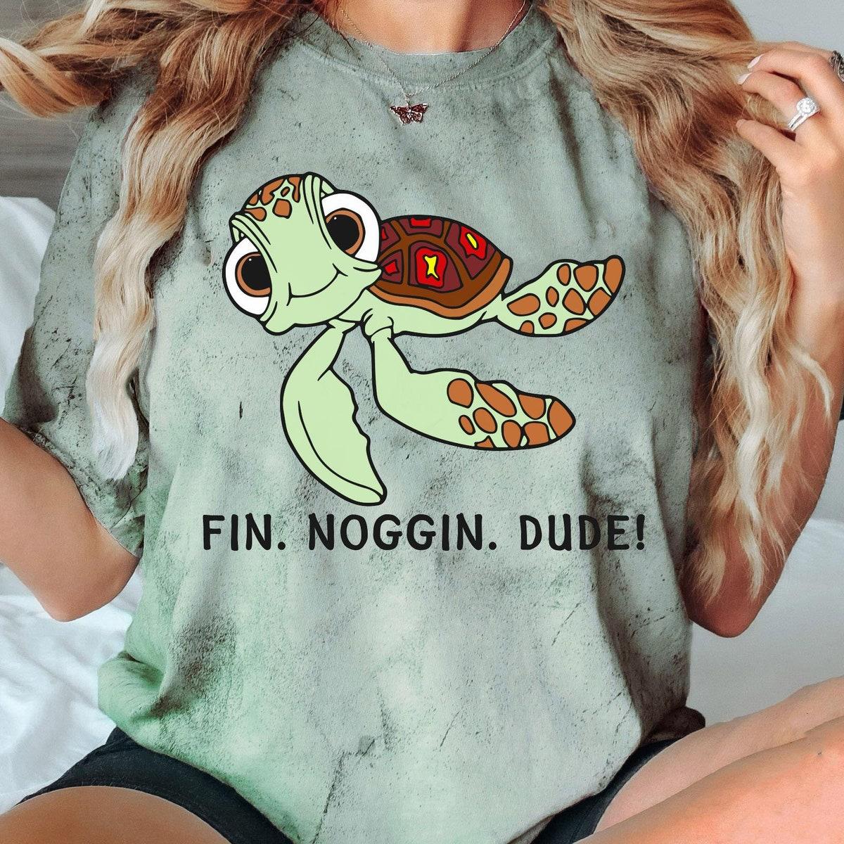 Vintage Squirt Sea Turtle Fin Noggin Dude Disney Finding Nemo Shirt 4