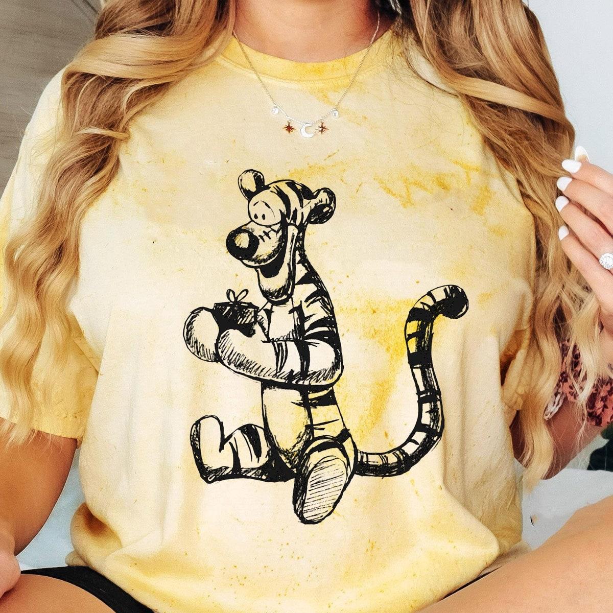 Vintage Tigger Sketch Disney Winnie The Pooh Shirt 2