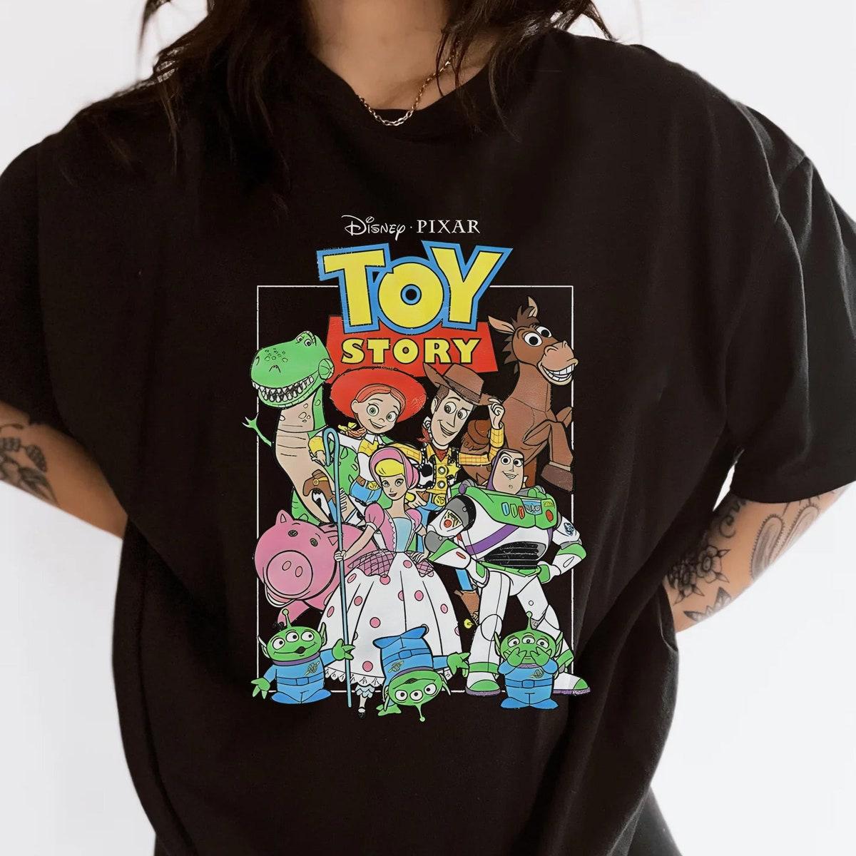 Vintage Toy Story Characters Group Shirt 1