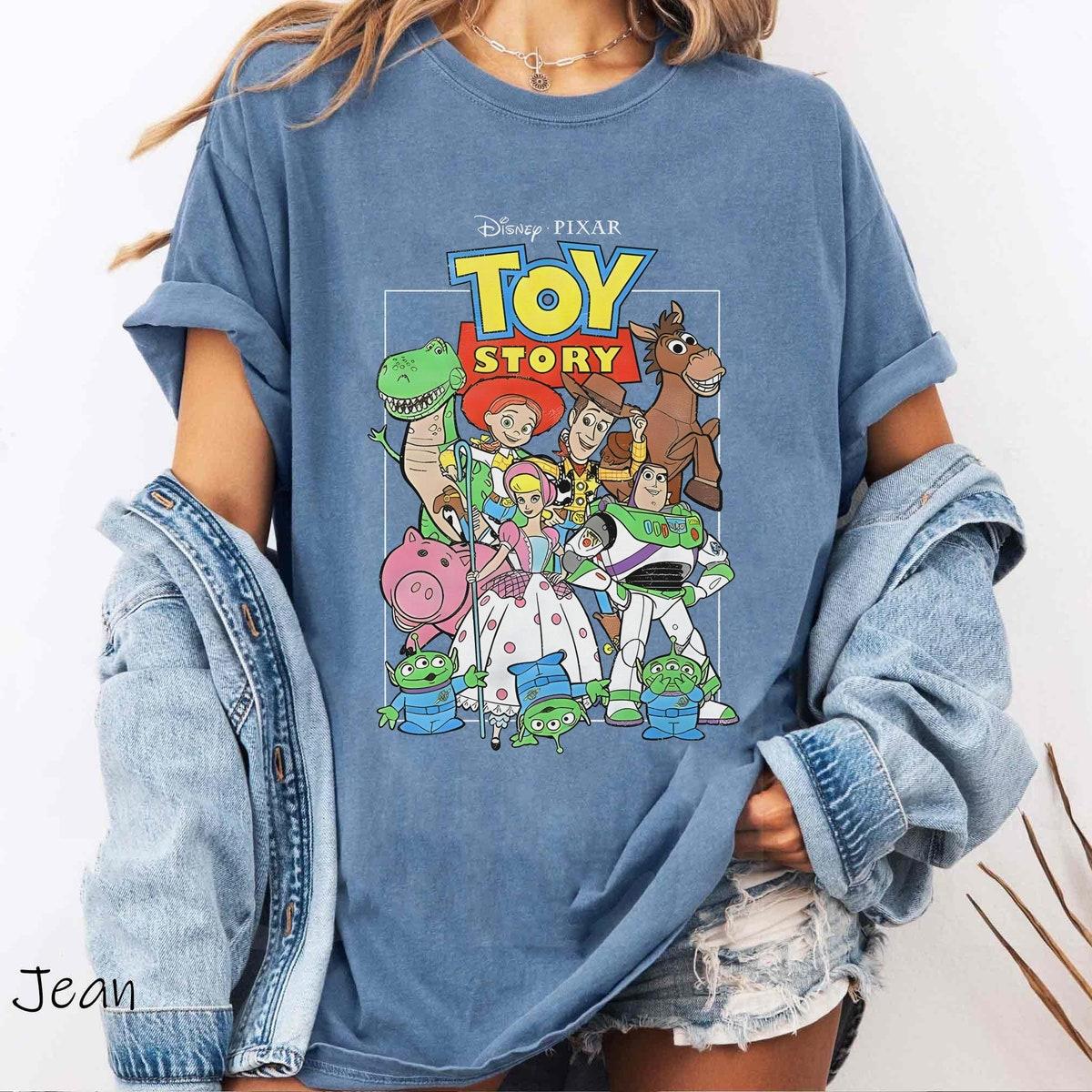 Vintage Toy Story Characters Group Shirt 2