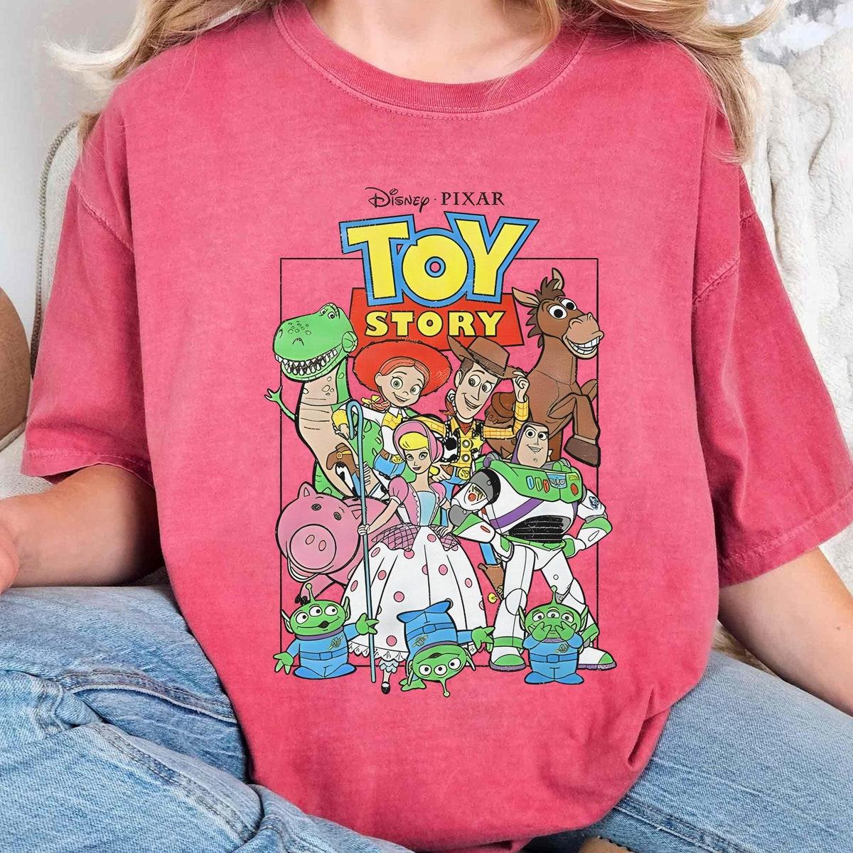 Vintage Toy Story Characters Group Shirt 3