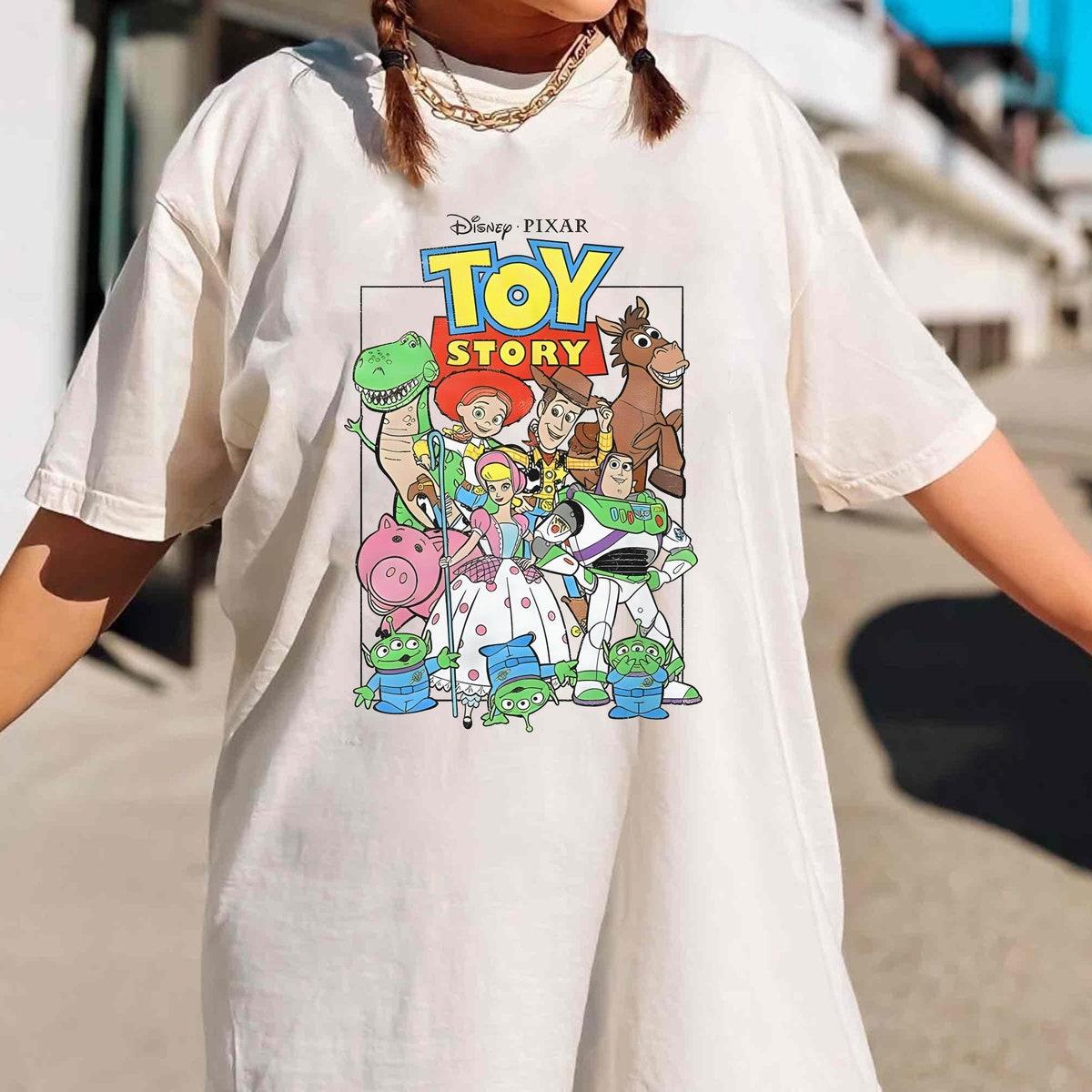 Vintage Toy Story Characters Group Shirt 5