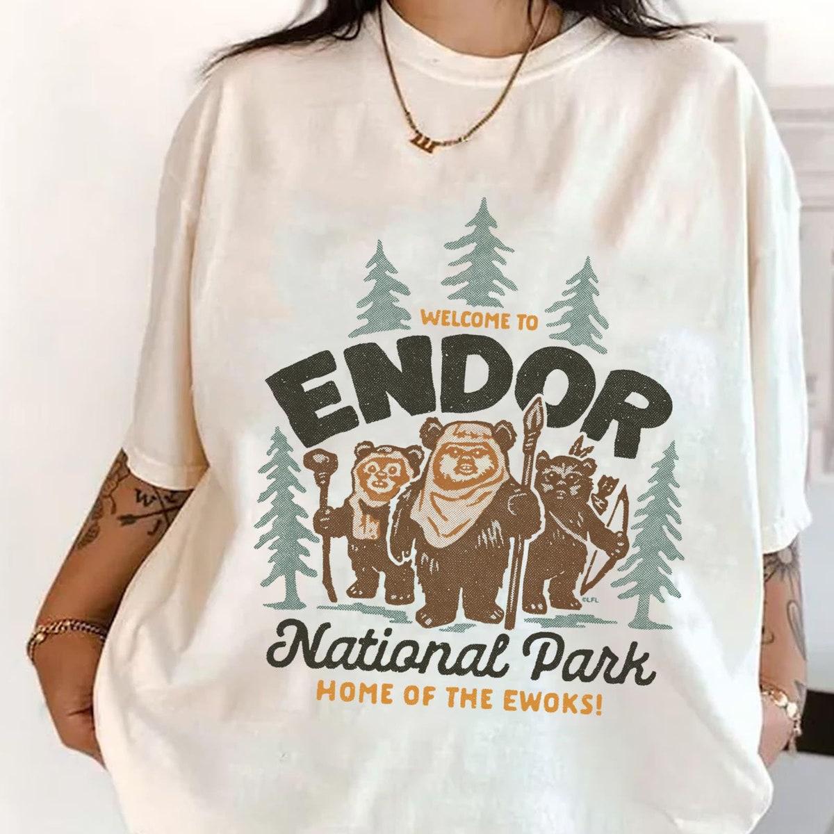 Welcome To Endor National Park Home Of The Ewoks Shirt 3