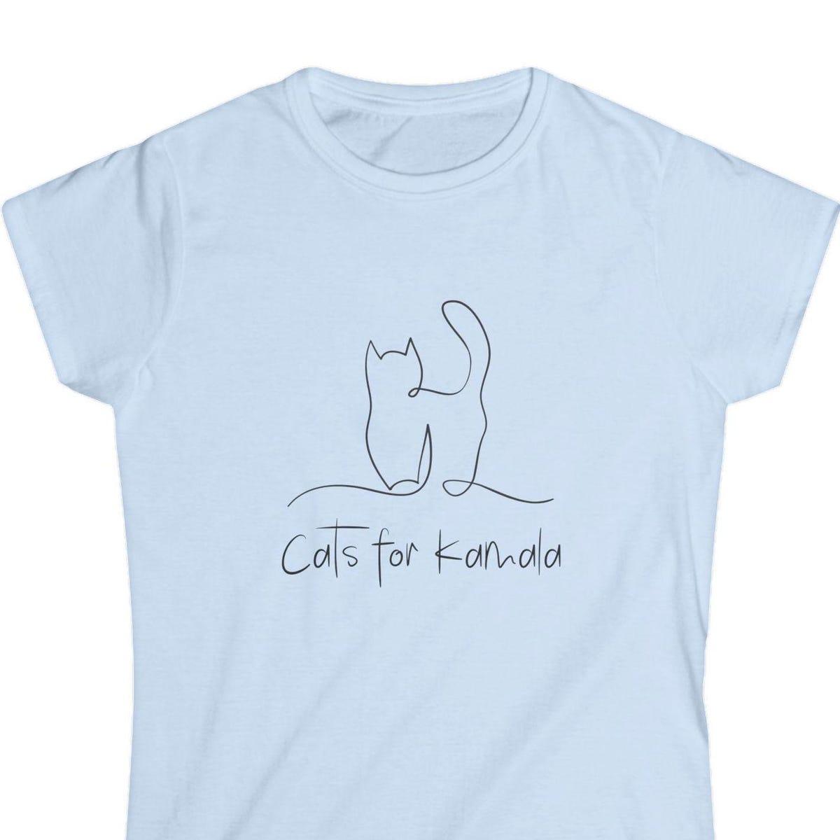 Women's Cats For Kamala Harris 2024 Shirt 1