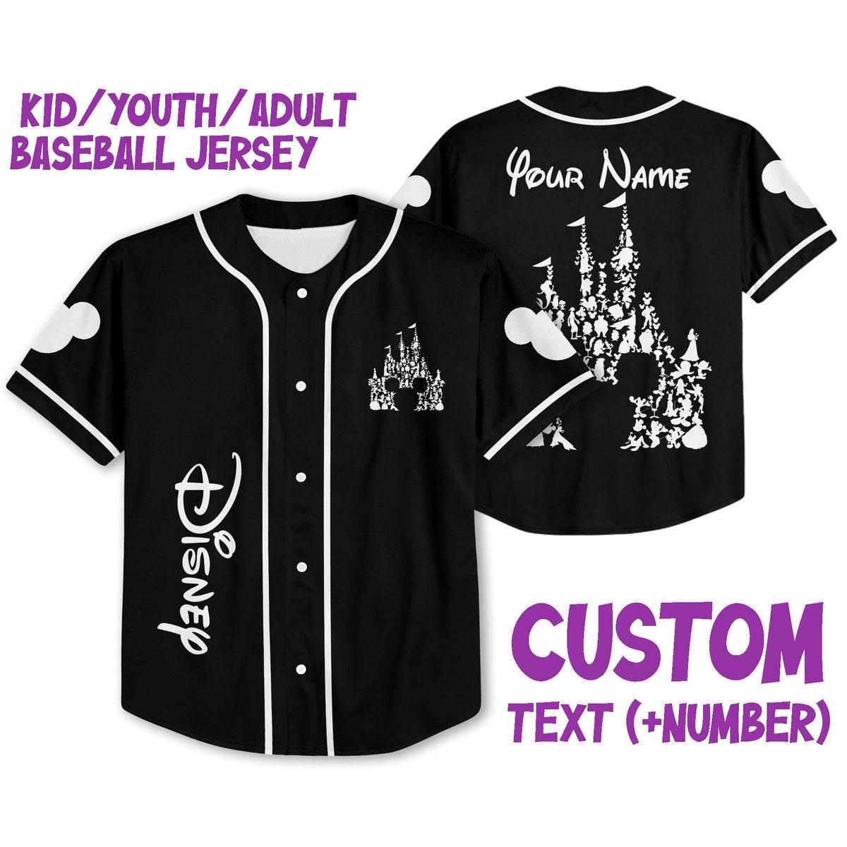 Custom Disneyland Vacation Matching Personalized Baseball Jersey 1