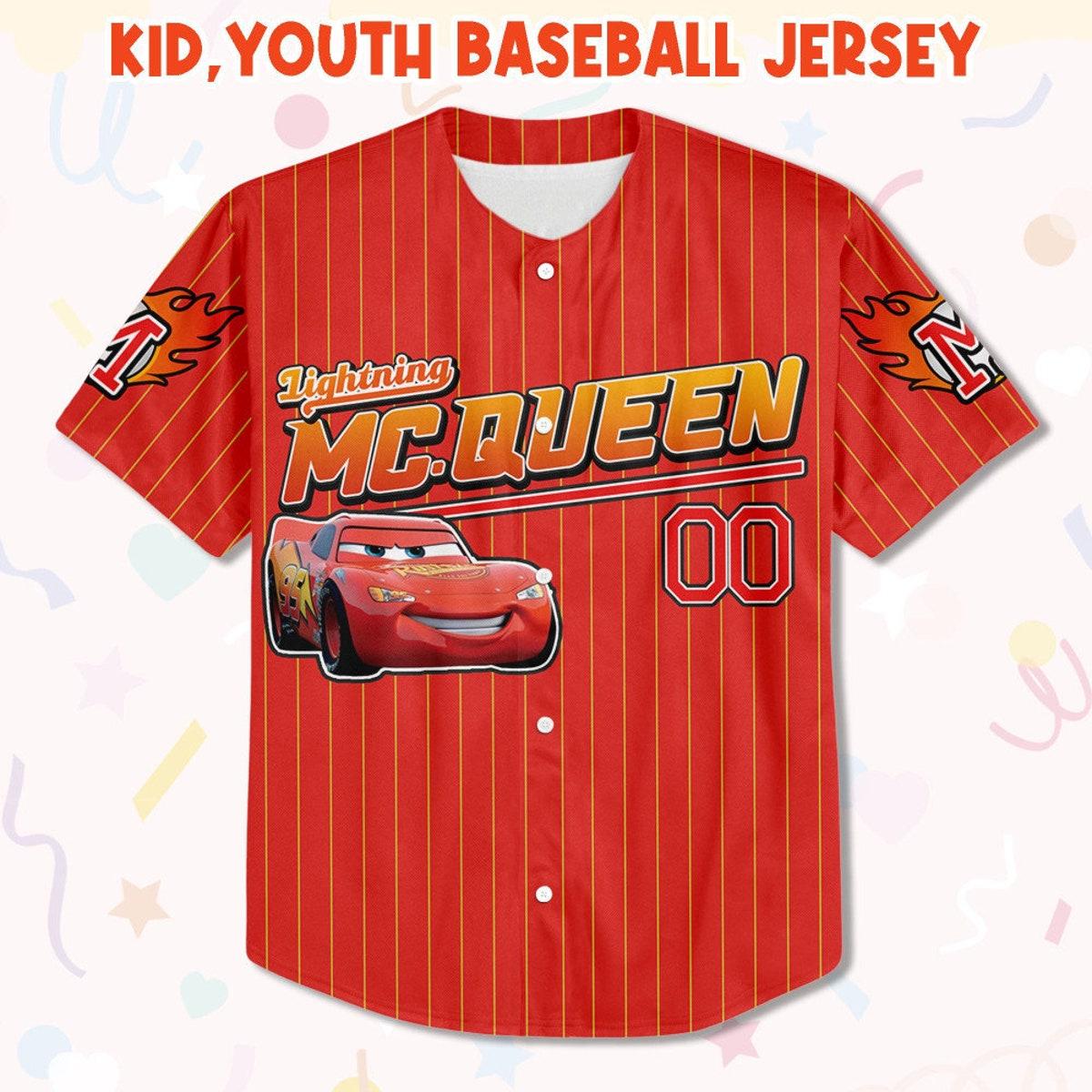 Custom Lightning Mcqueen Jersey Baseball Jersey 2