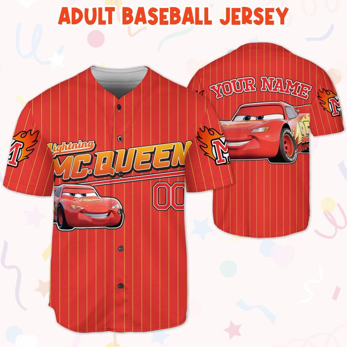 Custom Lightning Mcqueen Jersey Baseball Jersey 5