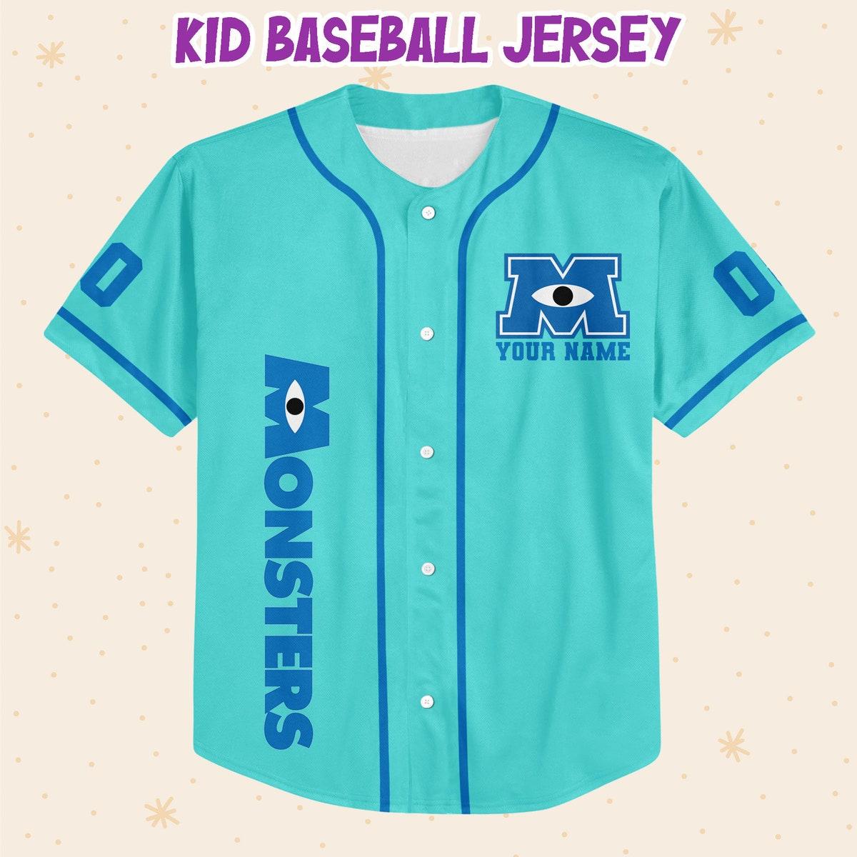 Custom Monster Movie Baseball Jersey 2