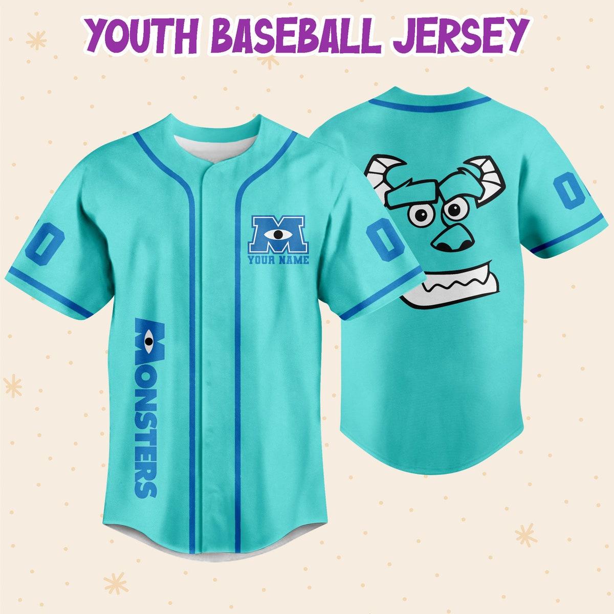 Custom Monster Movie Baseball Jersey 5