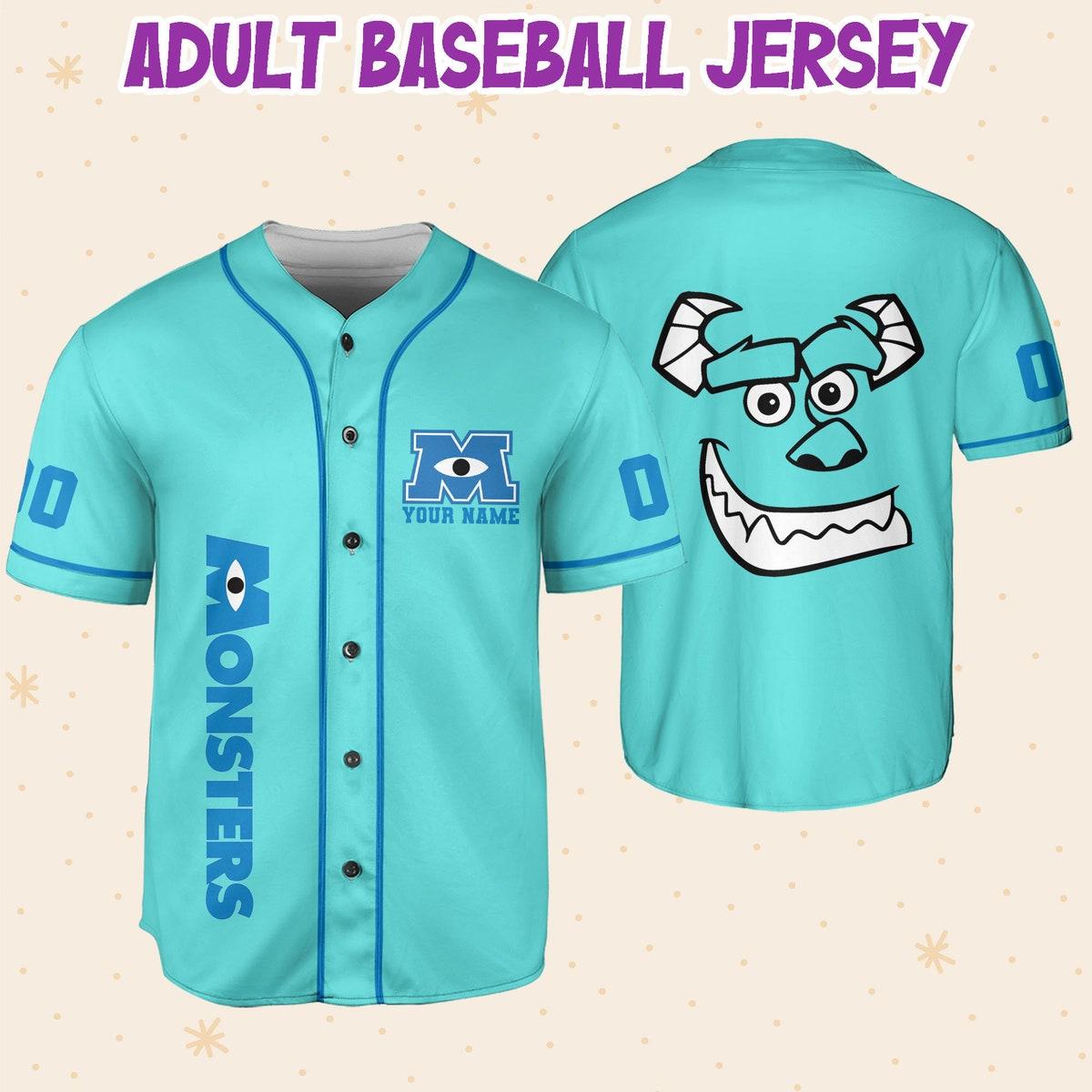 Custom Monster Movie Baseball Jersey 6