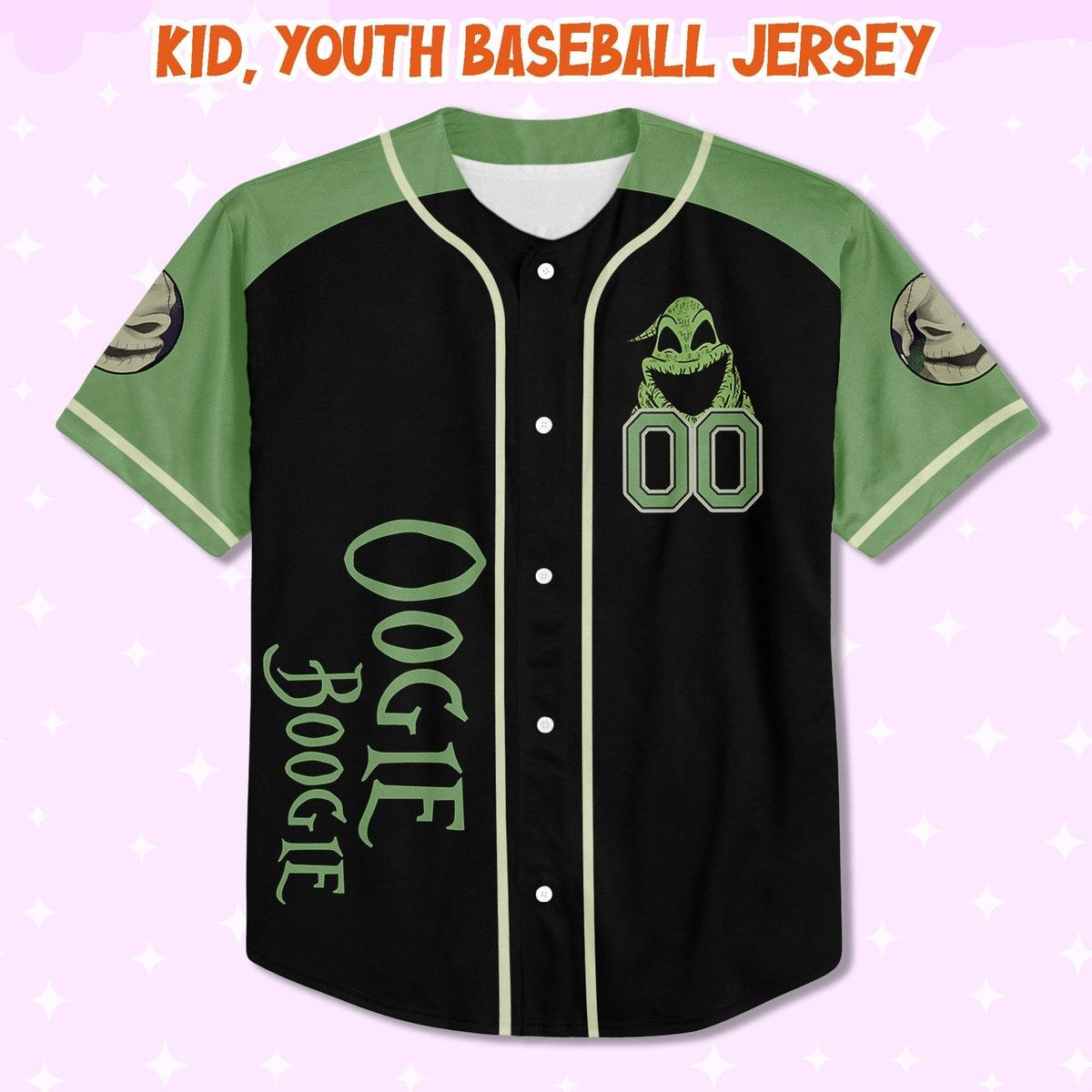 Custom Nightmare Before Christmas Jack Skellington Baseball Jersey 3