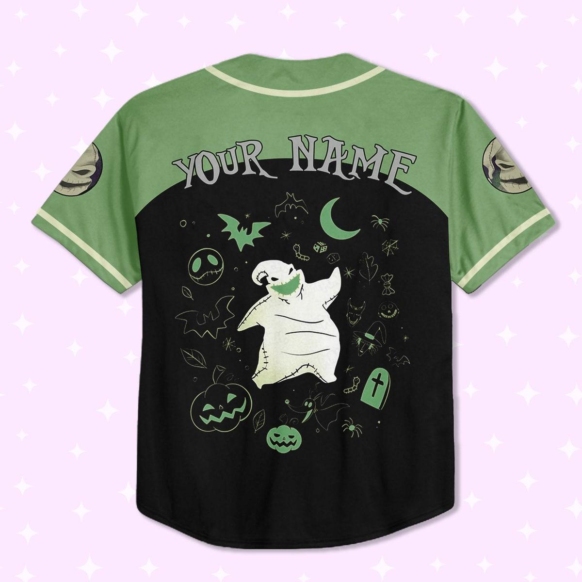 Custom Nightmare Before Christmas Jack Skellington Baseball Jersey 4