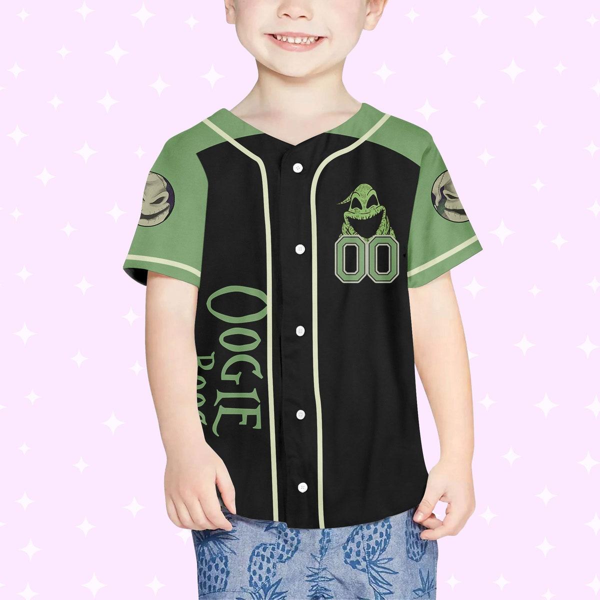 Custom Nightmare Before Christmas Jack Skellington Baseball Jersey 5