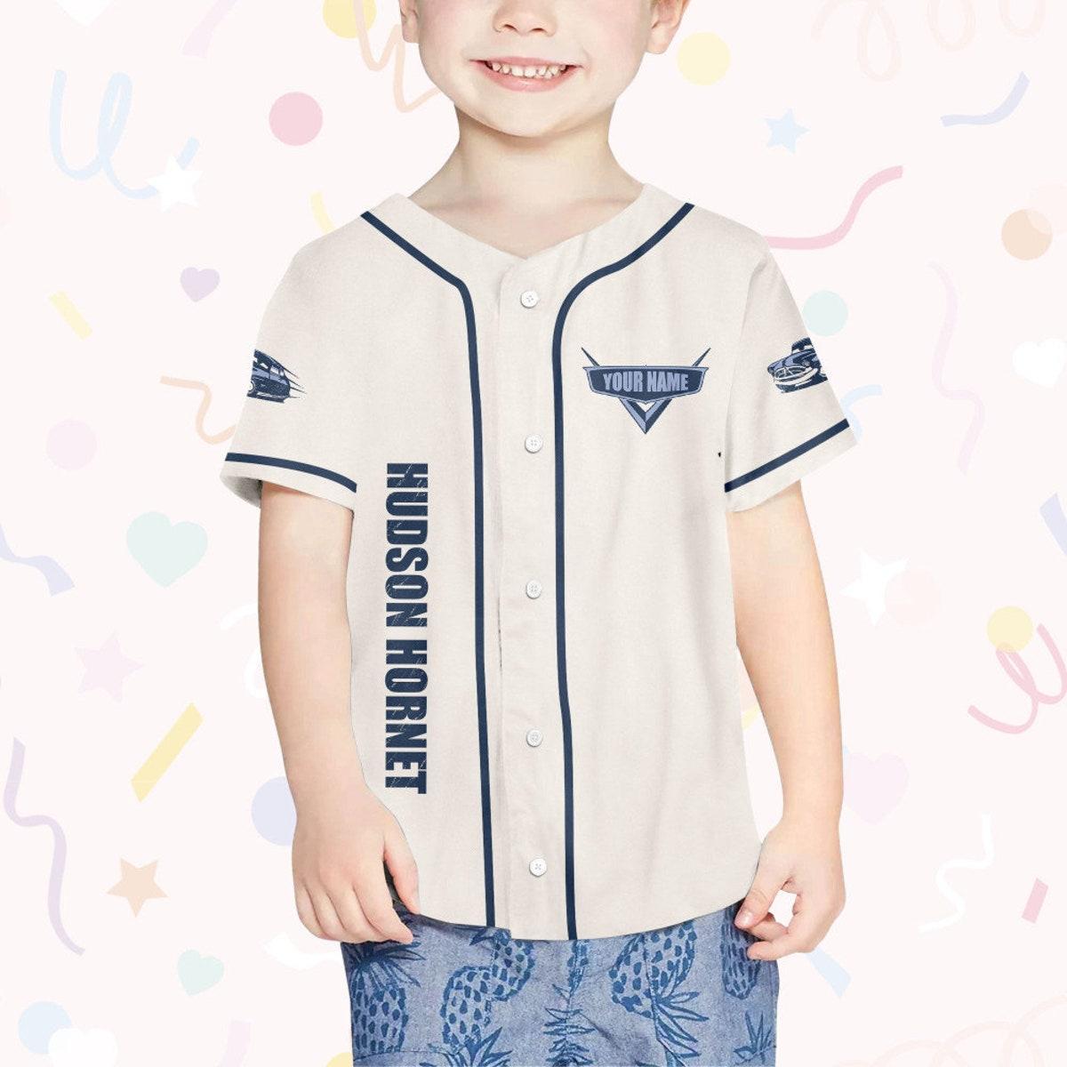 Personalize Cars Fabulous Hudson Hornet Custom Text Baseball Jersey 4