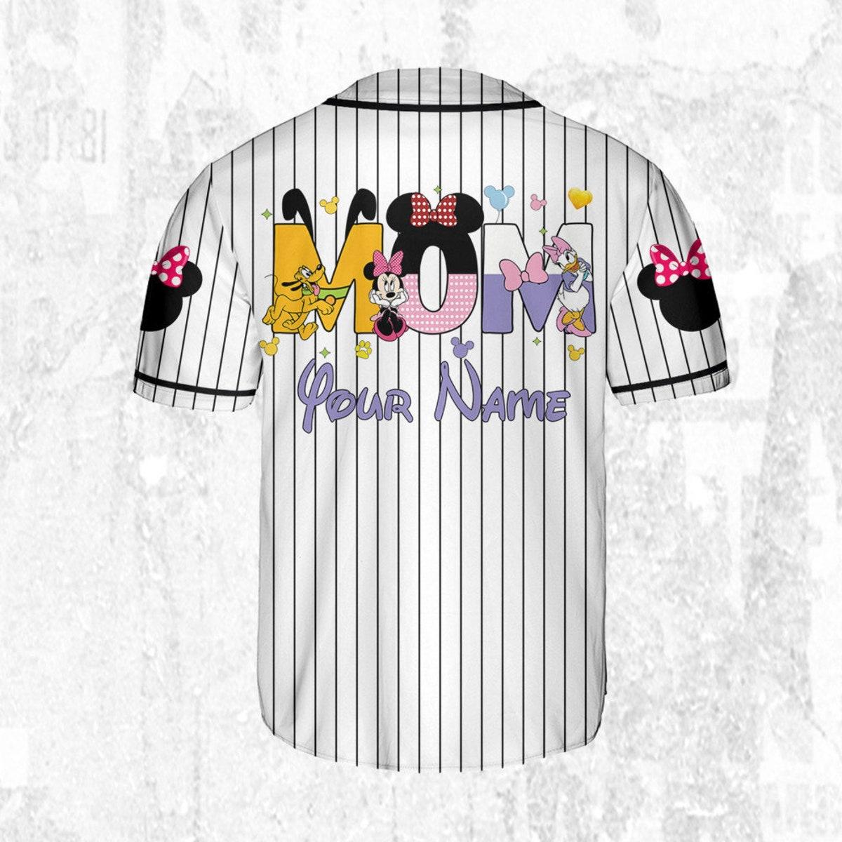 Personalize Disney Mom Jersey Disney Baseball Jersey 4