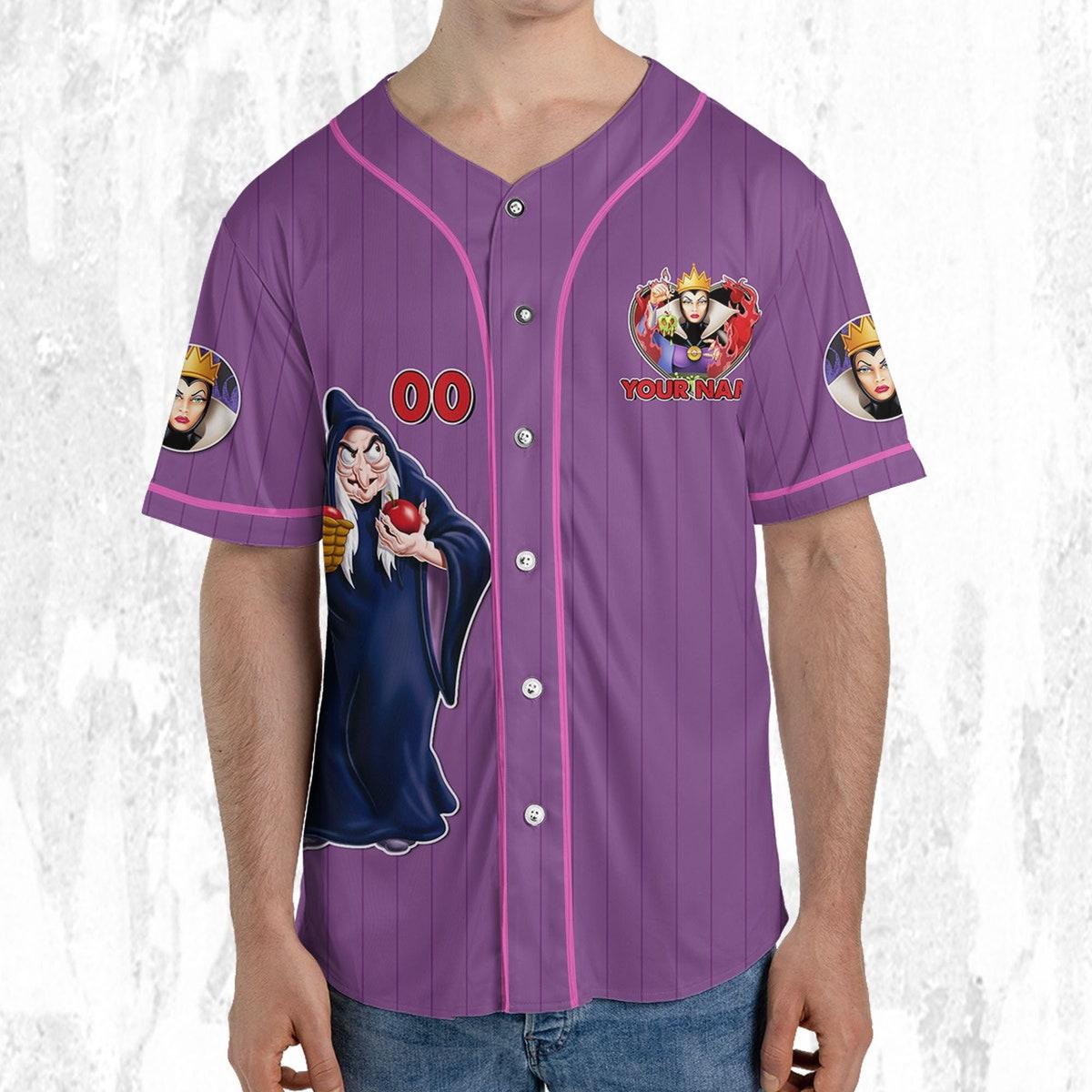 Personalize Disney Snow White And The Seven Dwarfs Baseball Jersey 5