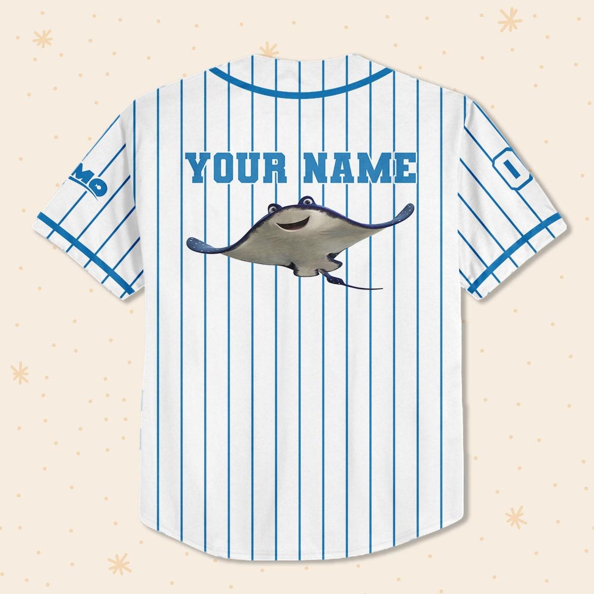 Personalize Finding Nemo Ray Funny Life Jersey Disney Baseball Jersey 3