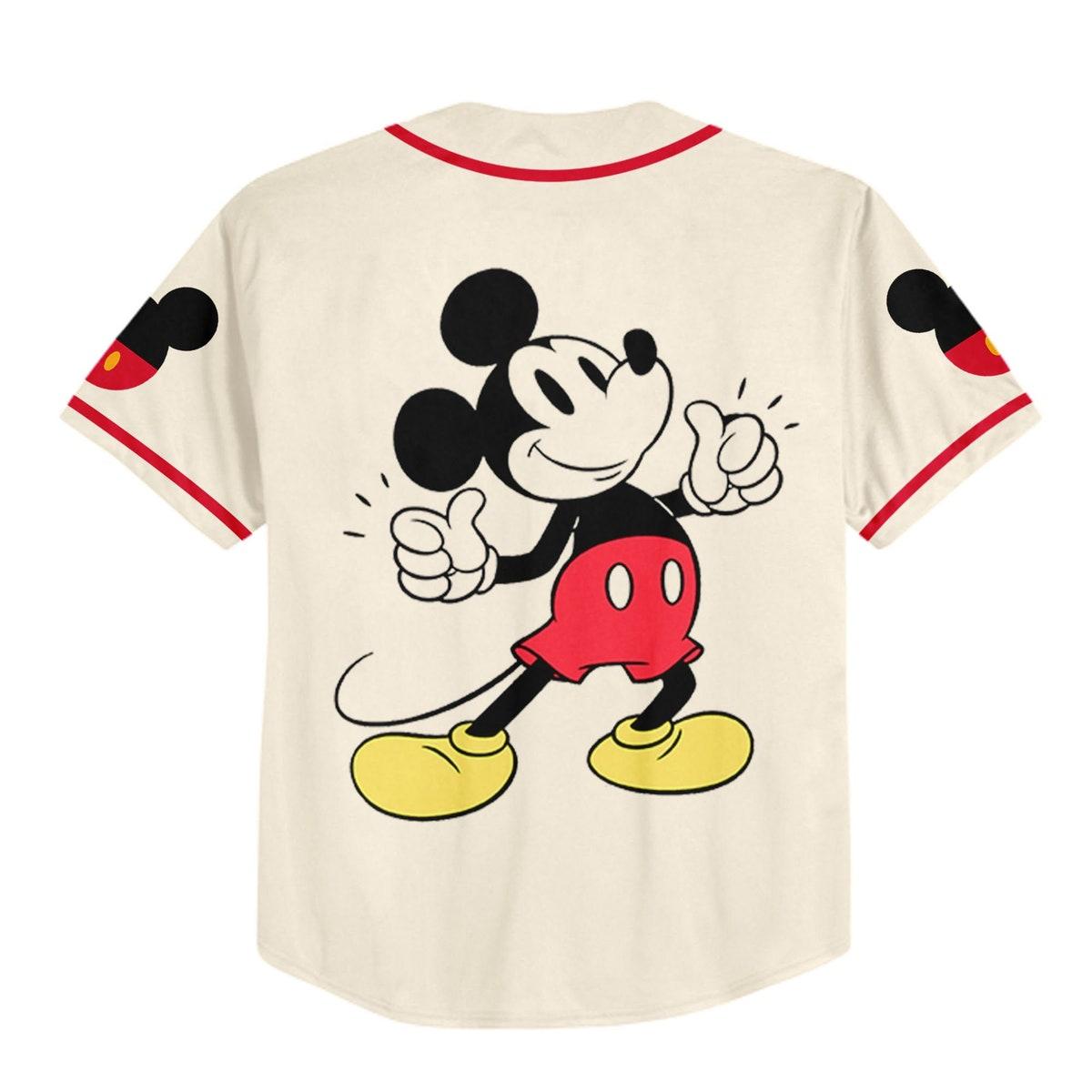 Personalize Jersey Mickey Like Jersey Disney Baseball Jersey 4