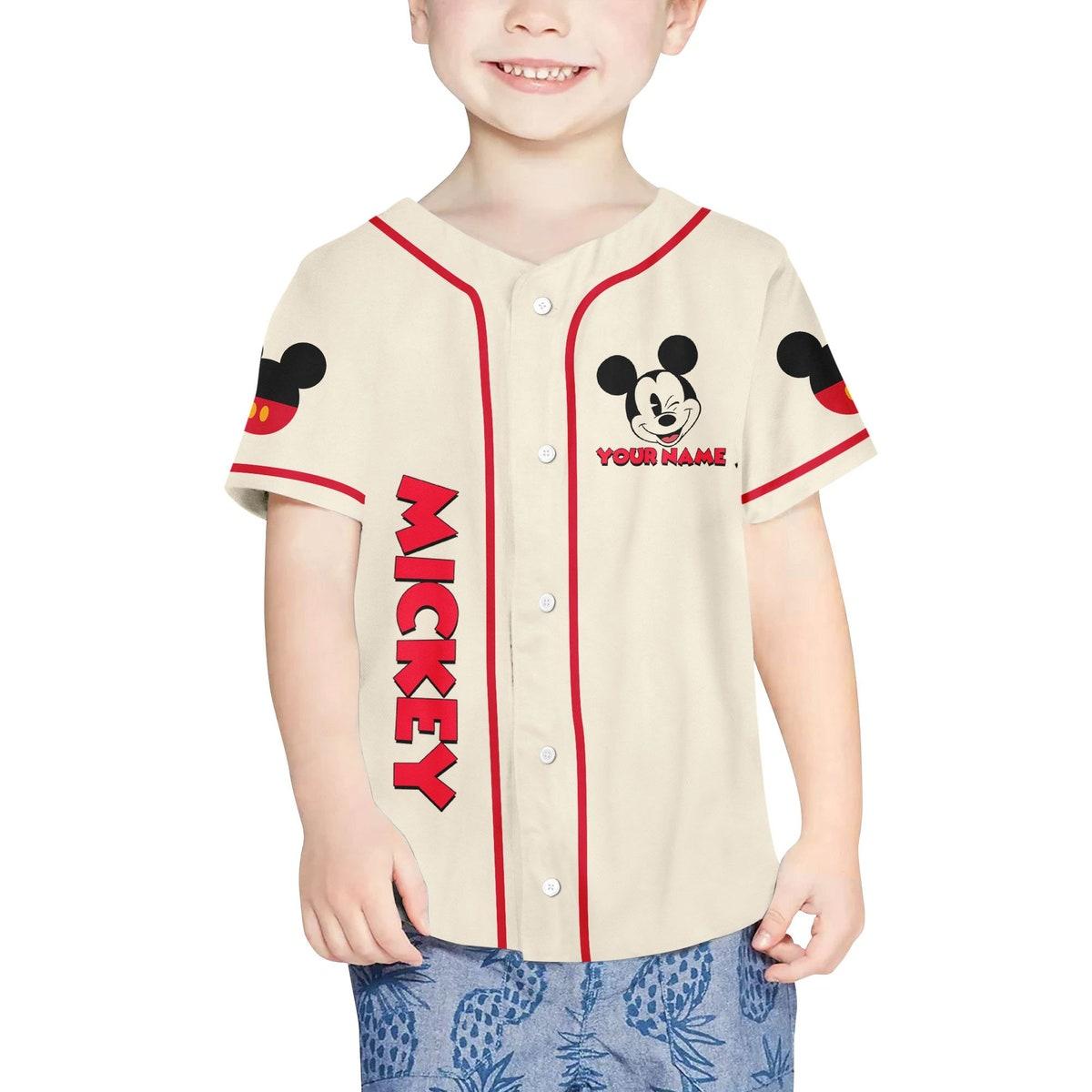 Personalize Jersey Mickey Like Jersey Disney Baseball Jersey 5