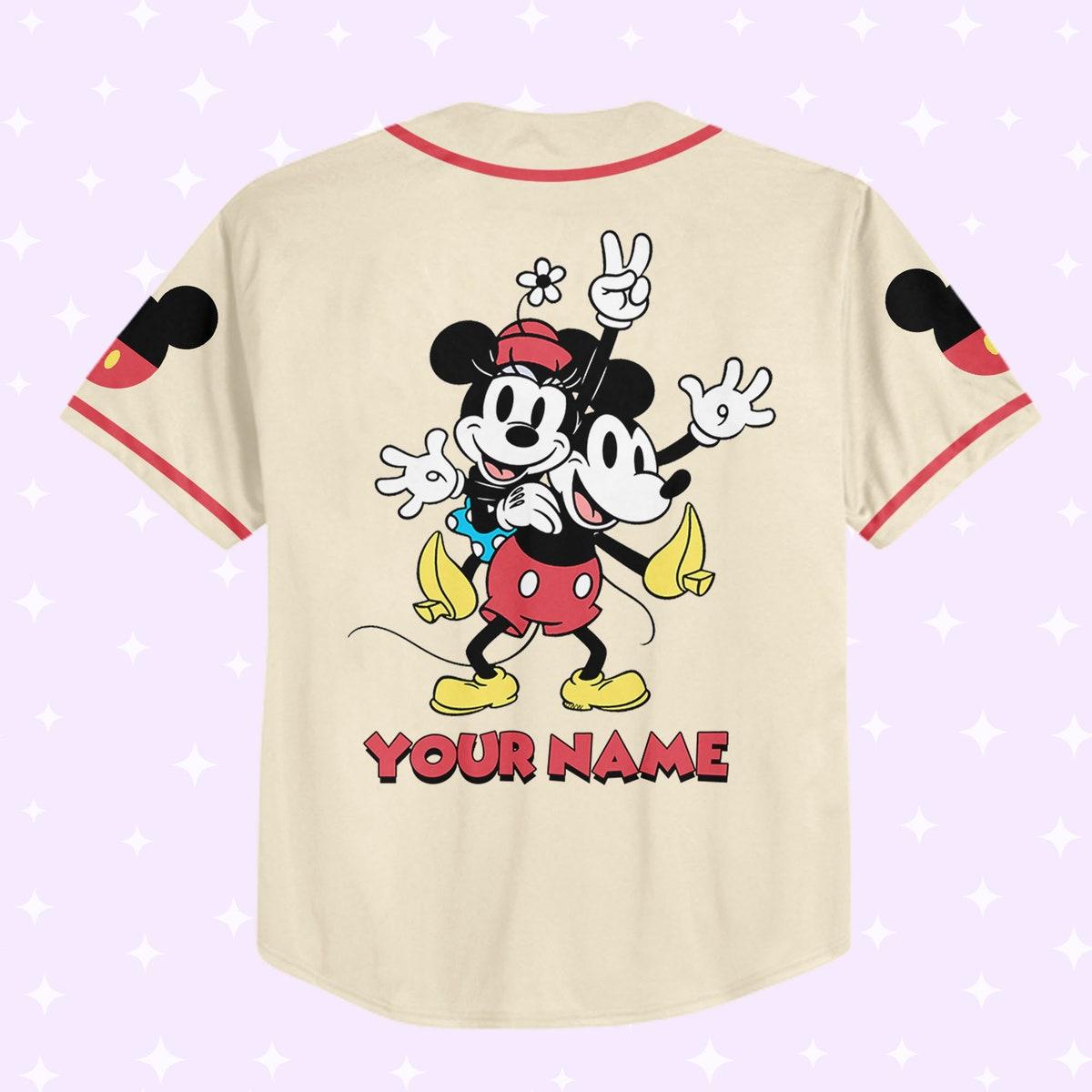 Personalize Jersey Mickey Love Jersey Sports Disney Baseball Jersey 3