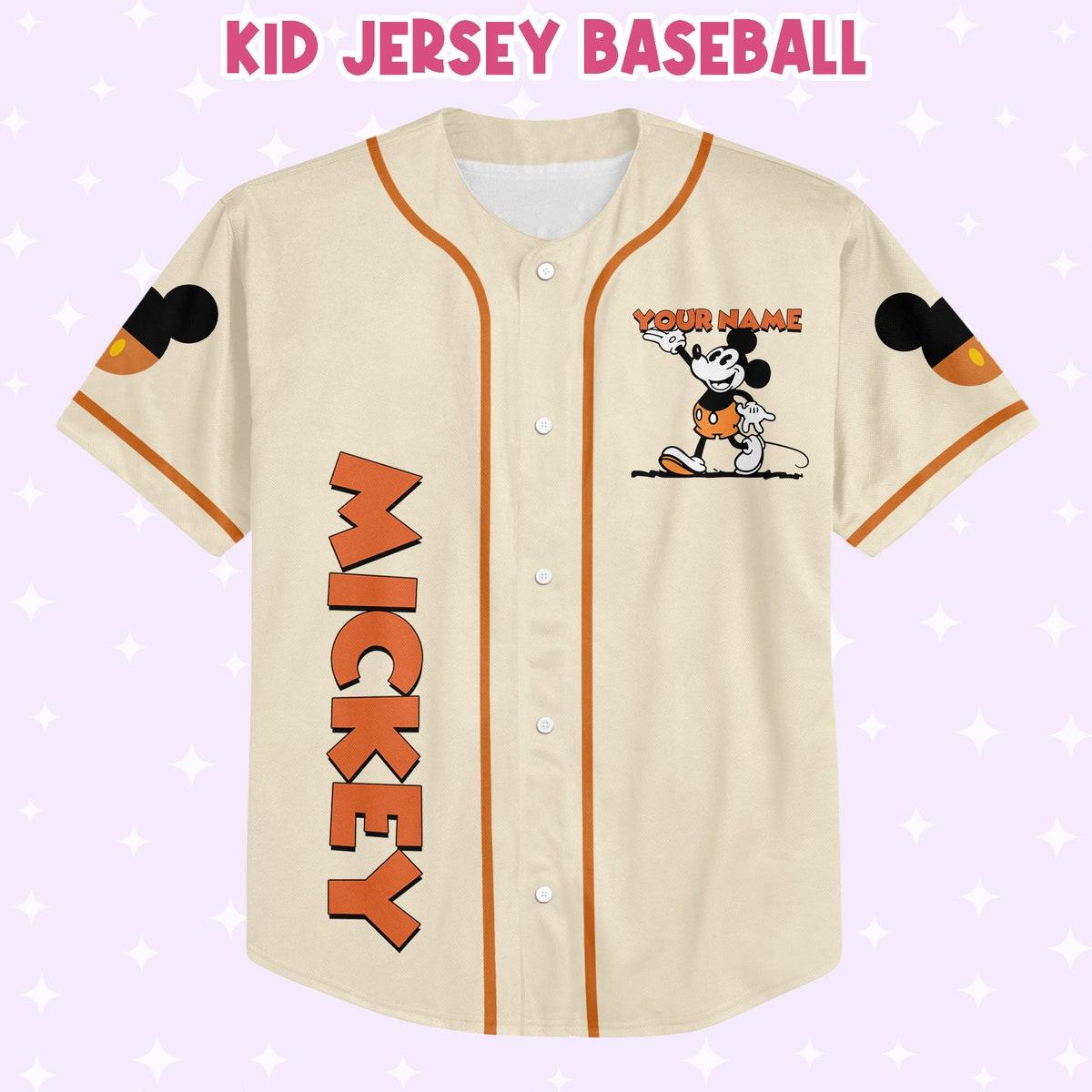 Personalize Jersey Mickey Vintage Jersey Disney Baseball Jersey 2