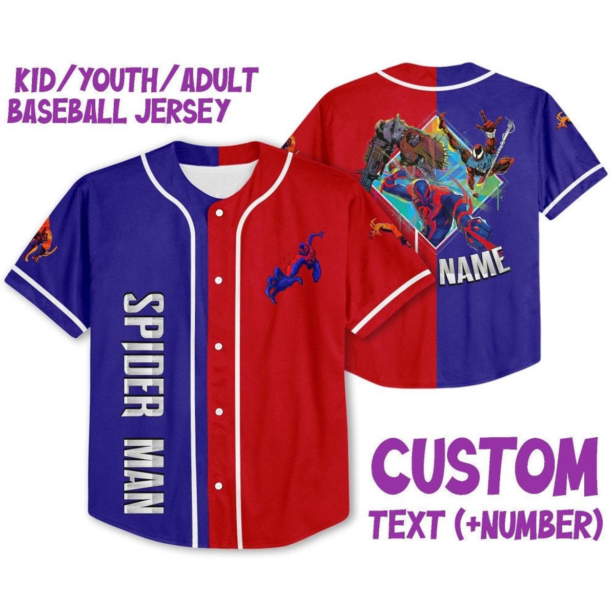 Personalize Spider Man 2099 Across The Spider Verse Baseball Jersey 1