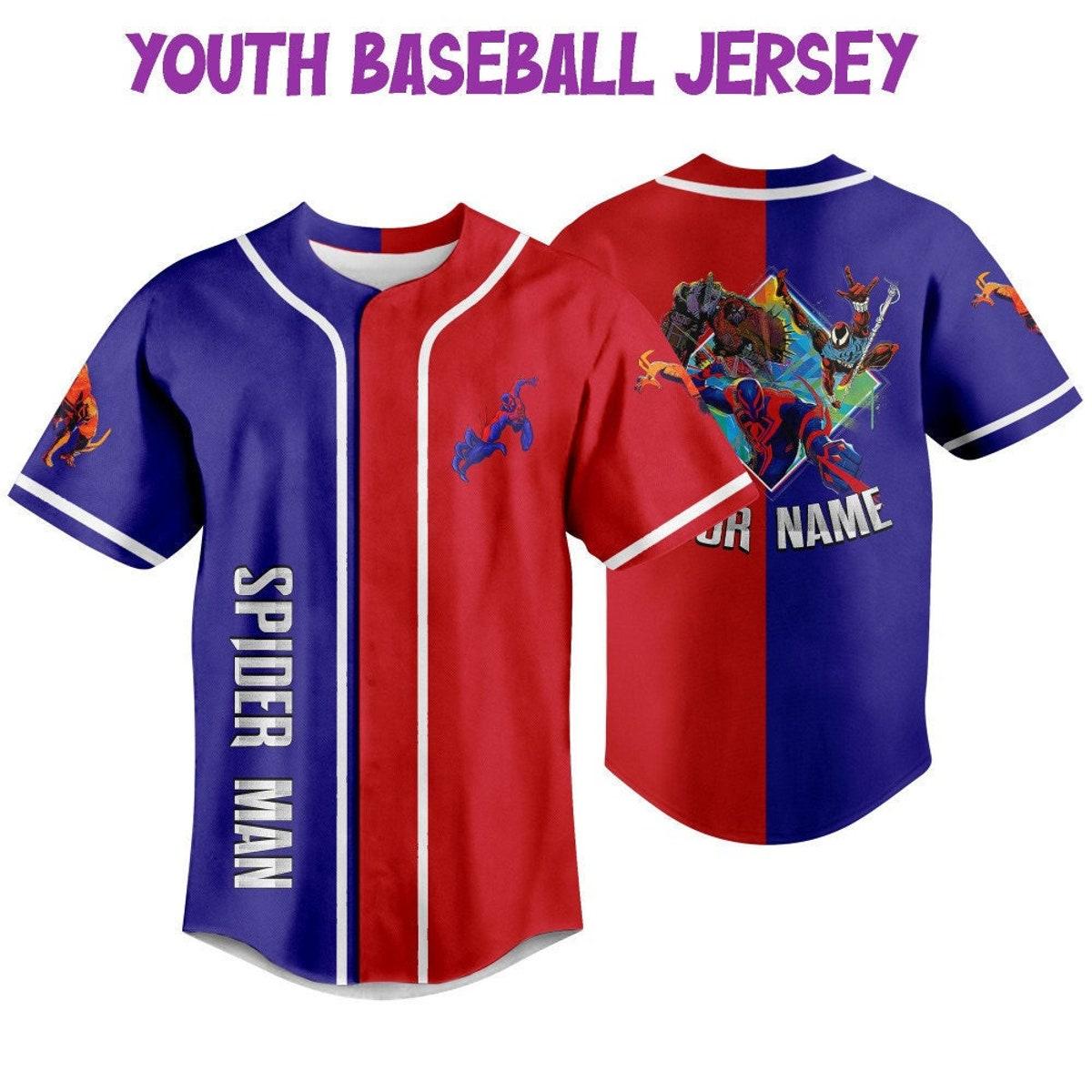 Personalize Spider Man 2099 Across The Spider Verse Baseball Jersey 5