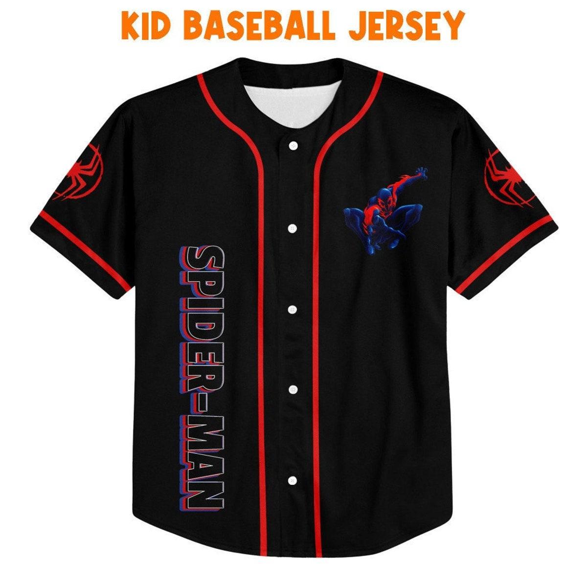 Personalize Spider Man Across The Spider Verse 2099 Fly Baseball Jersey 2