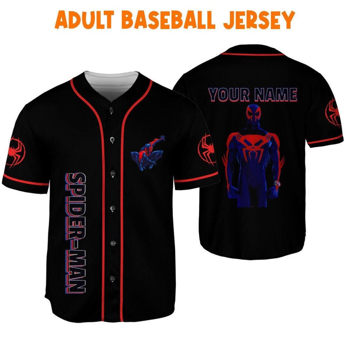 Personalize Spider Man Across The Spider Verse 2099 Fly Baseball Jersey 6