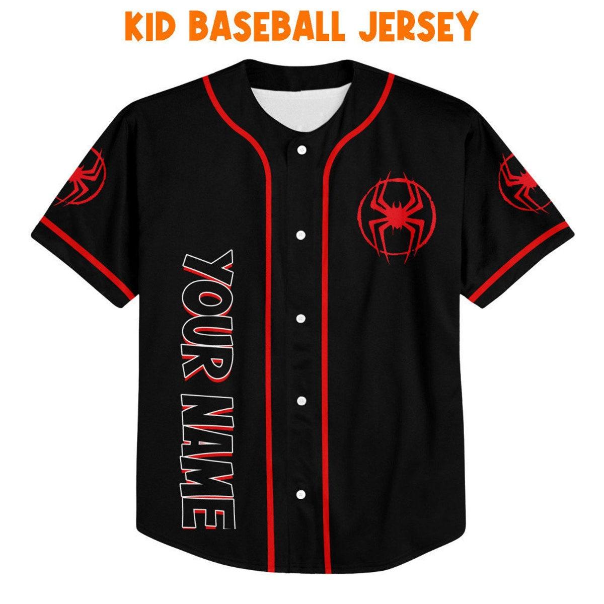 Personalize Spider Man Across The Spider Verse Baseball Jersey 2