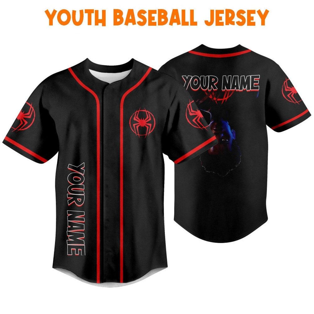 Personalize Spider Man Across The Spider Verse Baseball Jersey 5