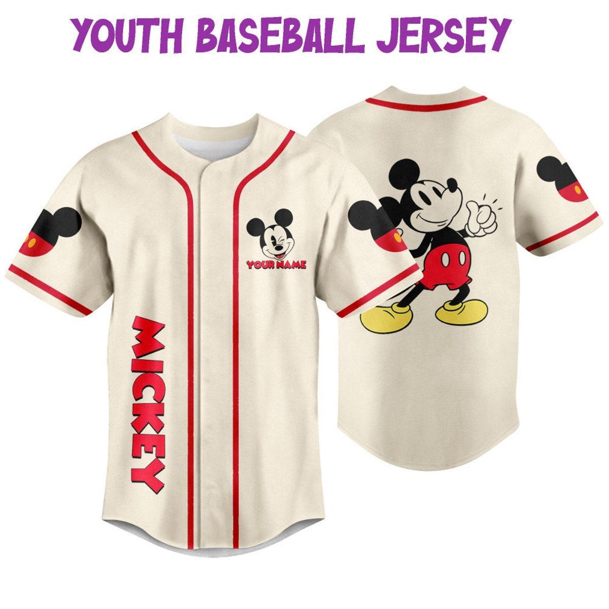 Personalize Sports Mickey Like Jersey Disney Baseball Jersey 5