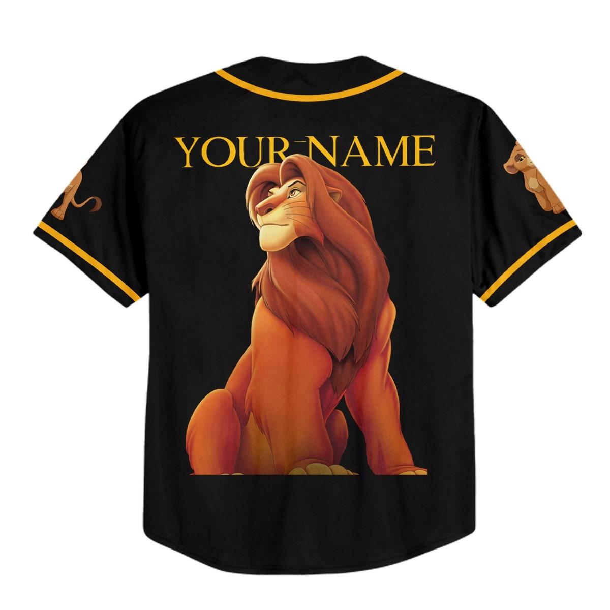 Personalize The Lion King Grow Up Disney Baseball Jersey 3