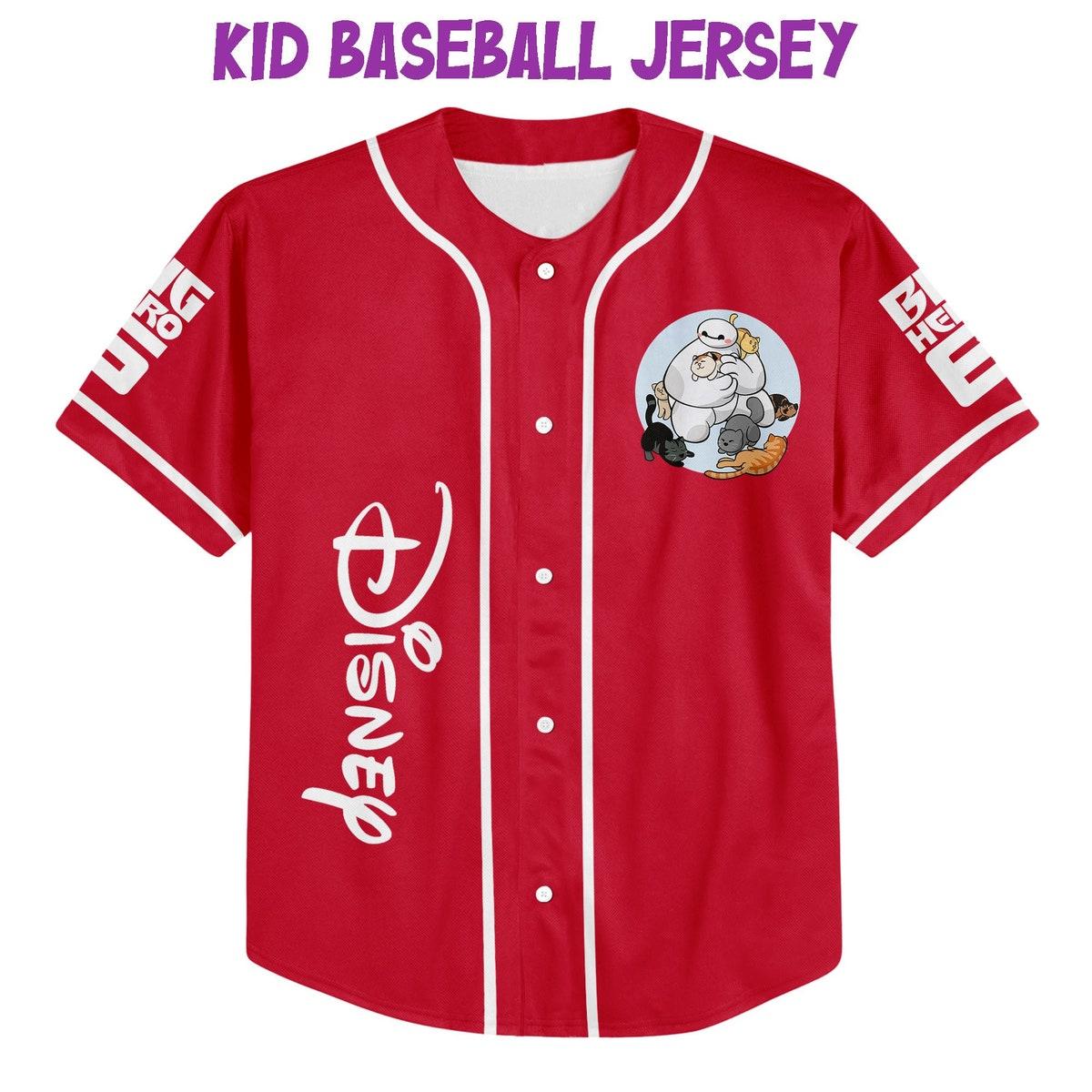 Personalized Disney Big Hero 6 Baymax Custom Baseball Jersey 2