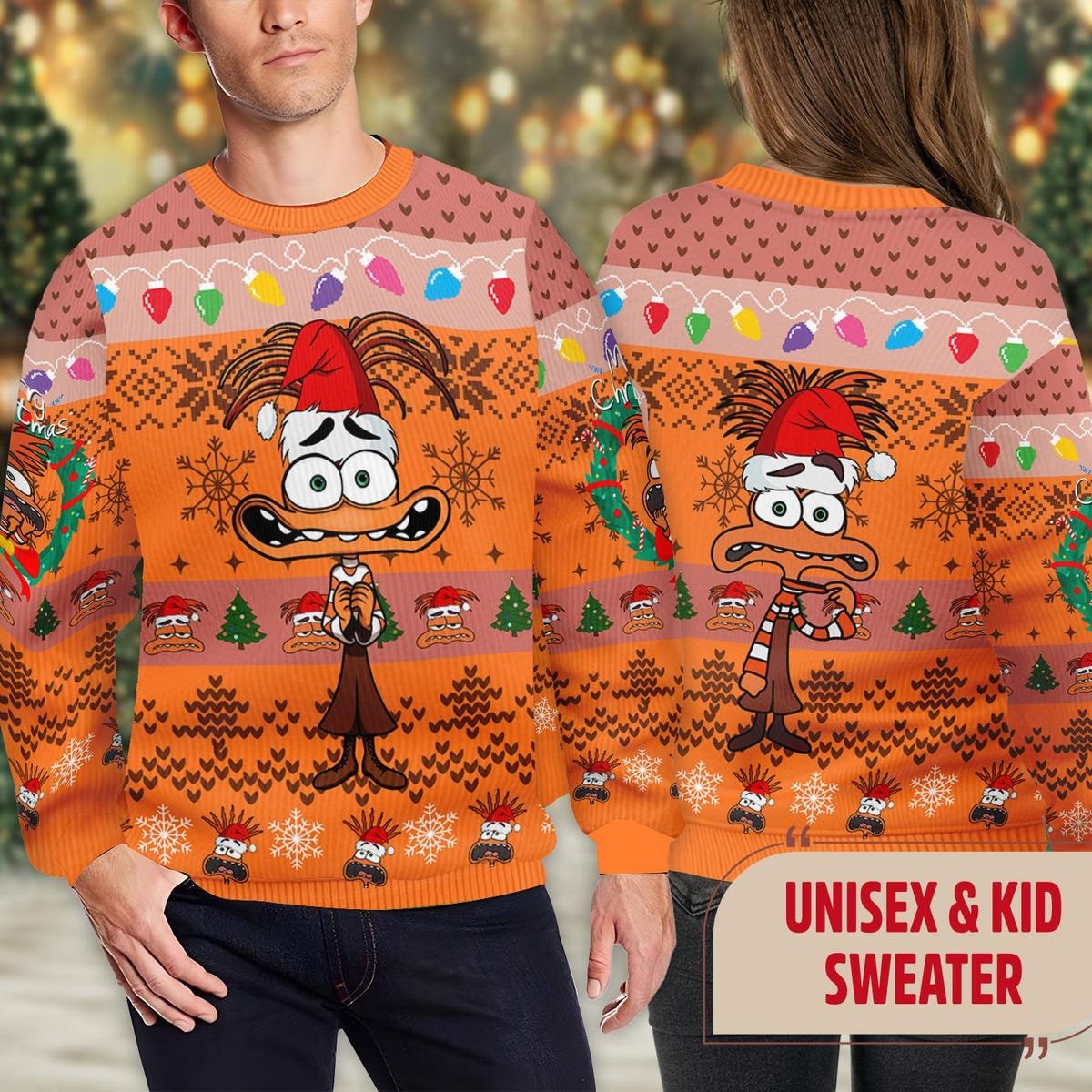 Anxiety Ugly Christmas Sweater Inside Out 2 Anxiety Emotion Mood Sweater.jpg