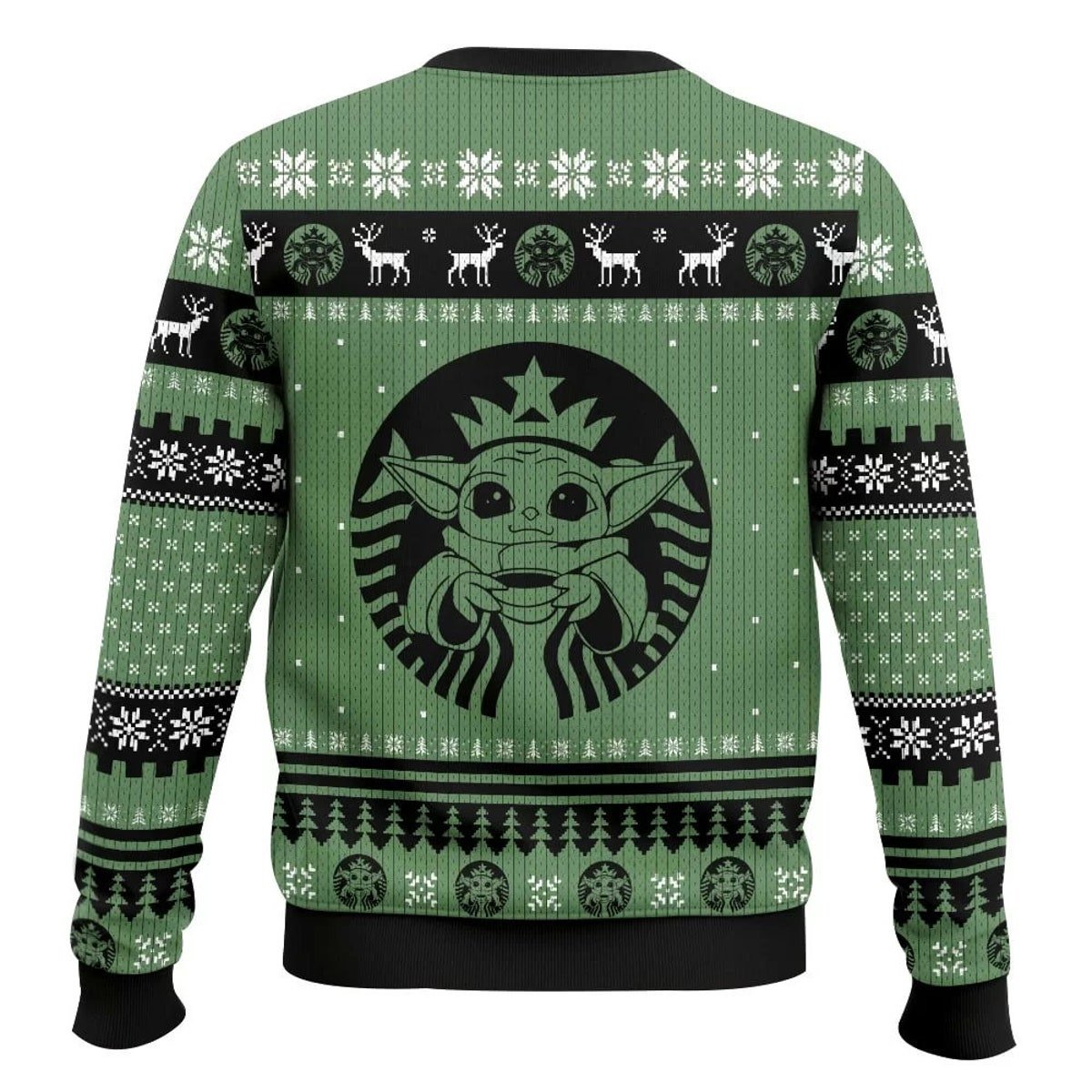 Baby Yoda Coffee Ugly Christmas Sweater Star Wars Xmas Sweater.jpg