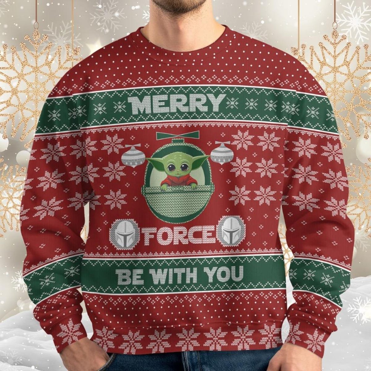 Baby Yoda Star Wars Ugly Christmas Sweater The Mandalorian Grogu Sweater.jpg