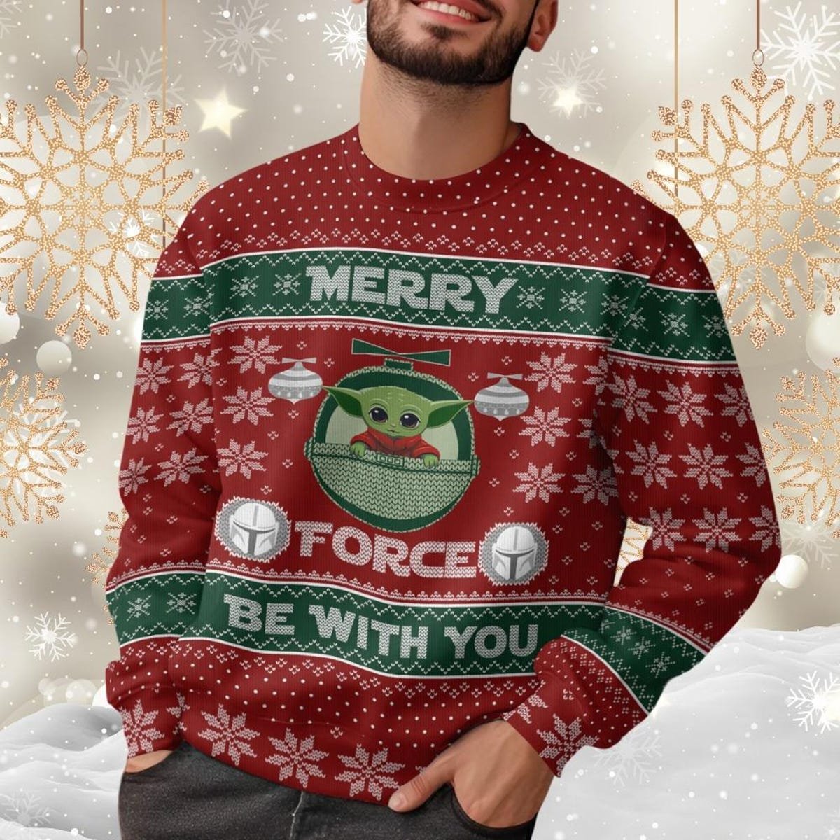 Baby Yoda Star Wars Ugly Christmas Sweater The Mandalorian Grogu Sweater.jpg