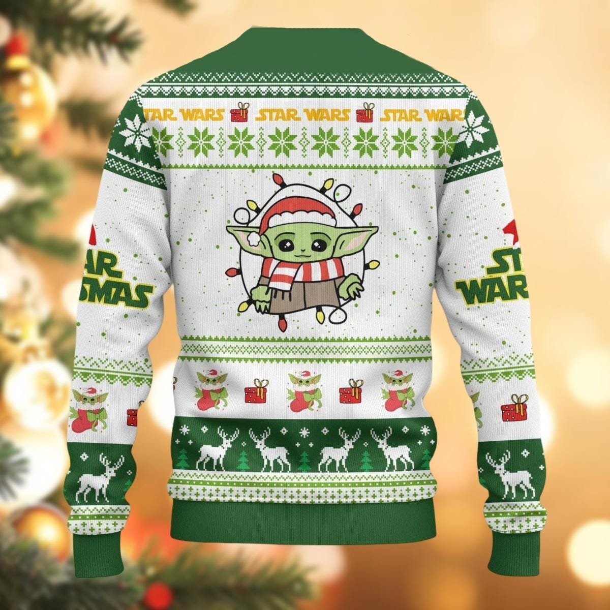 Darth Vader Baby Yoda Ugly Christmas Sweater Star Wars Family Sweater.jpg