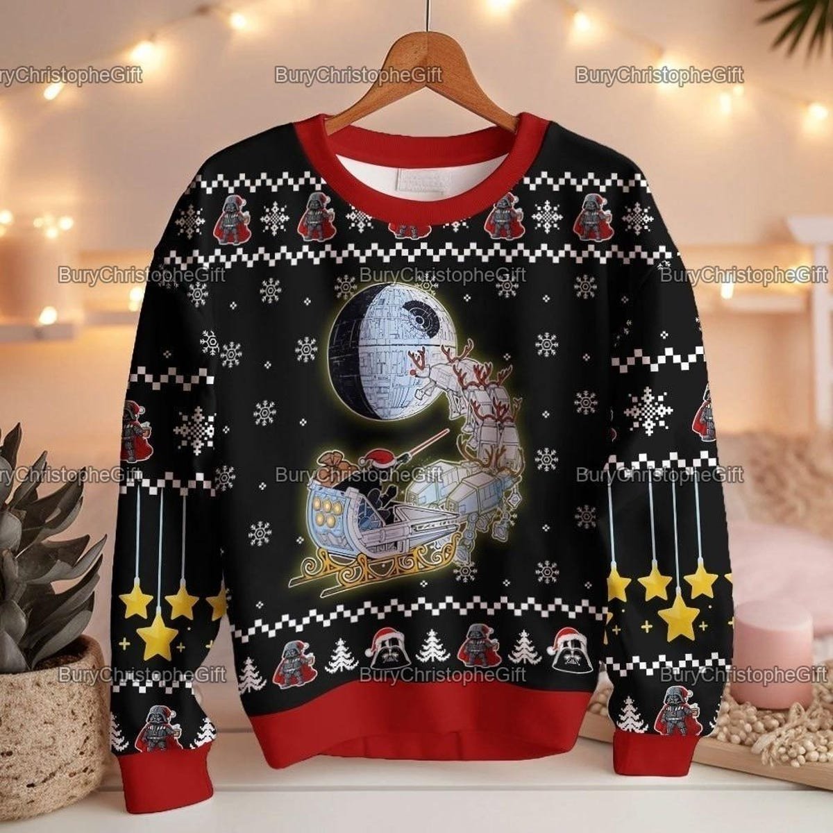 Darth Vader Star Wars Ugly Christmas Sweater Star Wars Merry Christmass Sweater 2