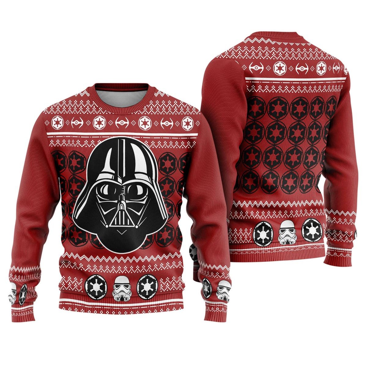 Darth Vader Stormtrooper Ugly Christmas Sweater Star Wars Disney Movie Xmas Sweater 2