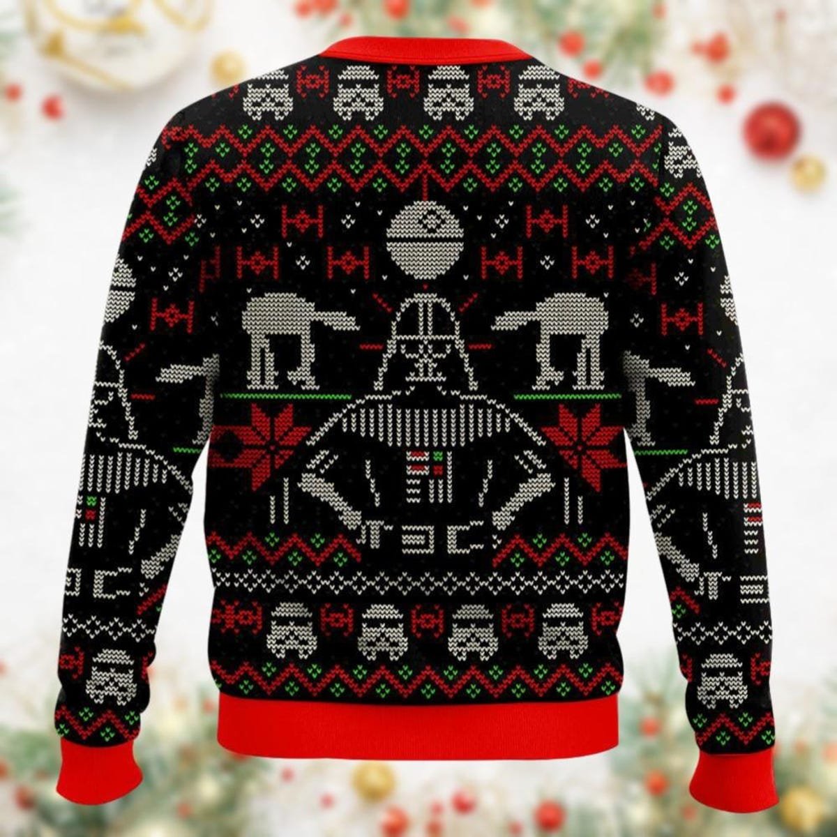 Darth Vader Ugly Christmas Sweater Disney Star Wars Darth Vader Santa Clause Xmas Sweater 3