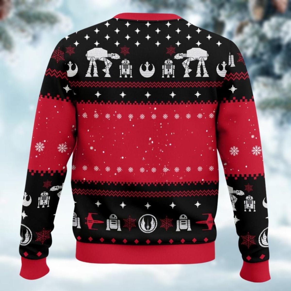 Darth Varder Santa Ugly Christmas Sweater Star Wars Disney Spaceship Xmas Sweater 2