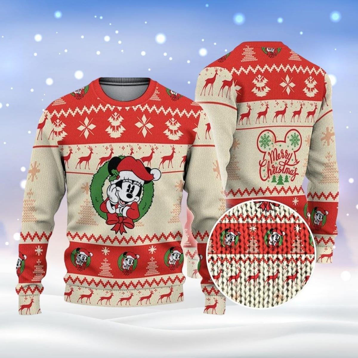 Disney Minnie Ugly Christmas Sweater Minne Mouse Holiday Sweater.jpg