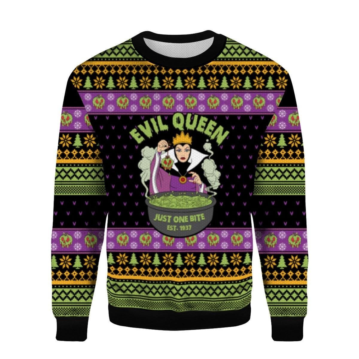 Evil Queen Ugly Christmas Sweater Villain Snow White Sweater.jpg