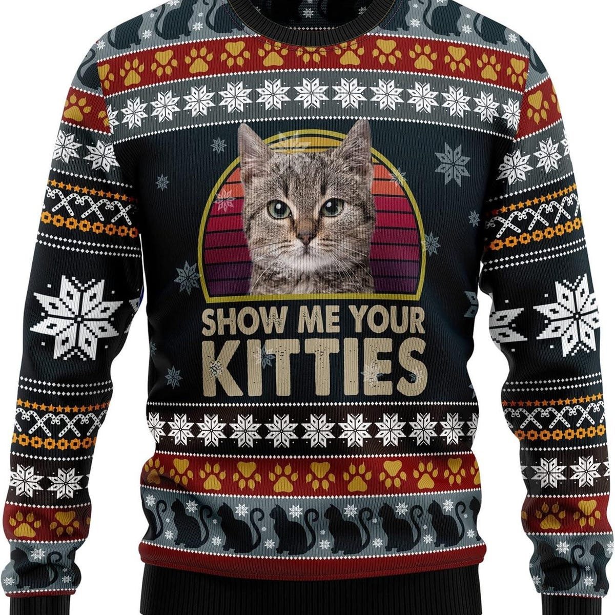 Kitty Cat Ugly Christmas Sweater Show Me Your Kitties Sweater.jpg