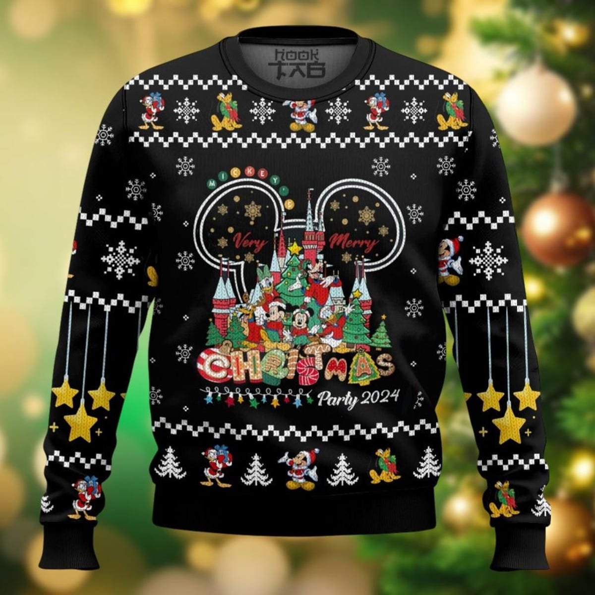 Mickey And Friends Ugly Christmas Sweater Merry Christmas Party 2024 Sweater 2