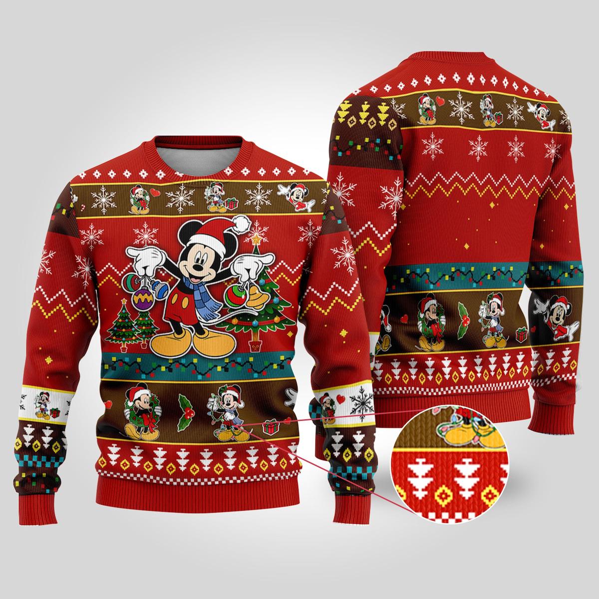 Mickey Ugly Christmas Sweater Disneyland Christmas Sweater 1.jpg