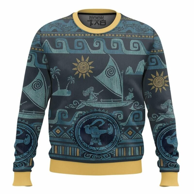 Moana Princess Ugly Christmas Sweater Moana Princess Vintage Sweater.jpg