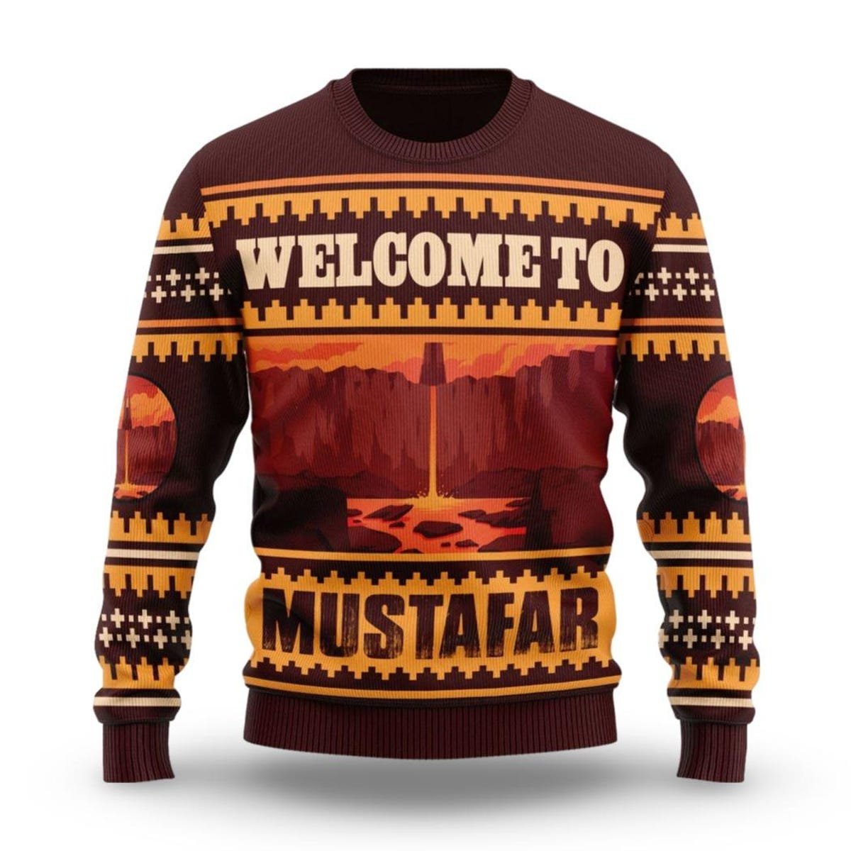 Star Wars Mustafar Ugly Christmas Sweater Star Wars Planet Sweater.jpg